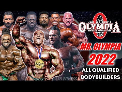 Mr Olympia 2022 – All 36 Qualified Bodybuilders