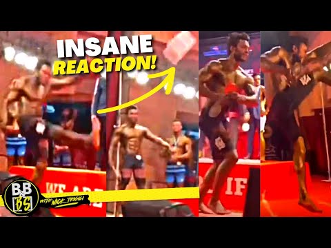 Bodybuilder LOST HIS TEMPER on Stage !