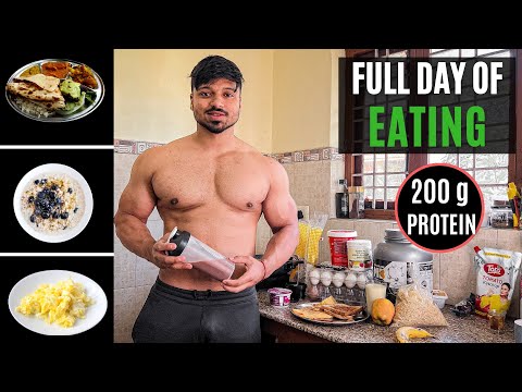 Full Day of Eating | Indian Bodybuilding Diet and Supplements For Muscle Gain