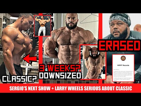 Sergio Oliva Jr. 3 Weeks Out? + Julius Maddox's Bench Press Record Erased? + Larry Wheels Classic