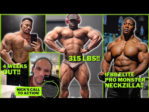 Bodybuilding and BS DONE? Nick's THREAT to YouTube? Samson Dauda IMPROVED! Patrick BEHIND? Neckzilla