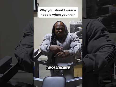 Training in a hoodie?! #kaigreene #bodybuilding #motivation #shorts #fyp