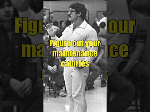Mike Mentzer, figure out your maintenance calories #mikementzer #fitness #bodybuilding #weightloss