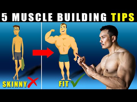 5 BEST TIPS For MUSCLE BUILDING (SKINNY PEOPLE) |पतले लोग यह 5 टिप्स फॉलो करें|