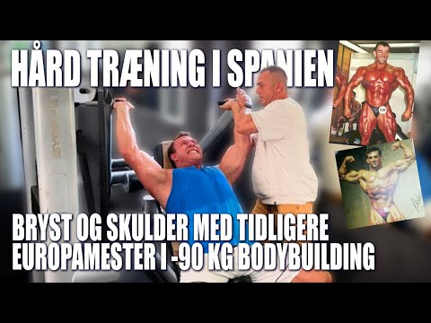 Sommerferie vlog – høj volume skulder træning med EUROPAMESTER -90KG BODYBUILDING